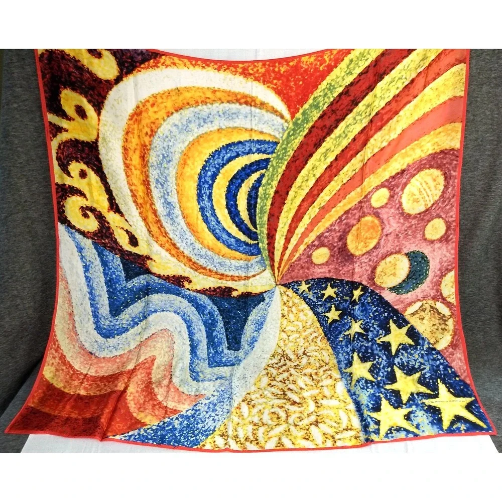The Metropolitan Museum Of Art 100% Silk Scarf Signac Feneon Kaleidoscope Japan